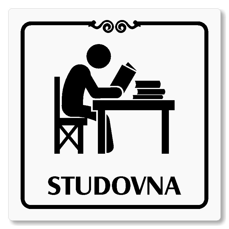 Studovna, 148x148mm, bílá, Texas
